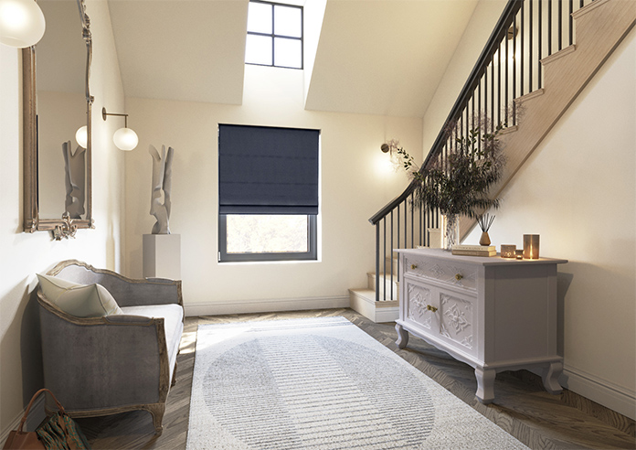 Norleigh, Indigo - Twist&Fit Roman Blind - Image 7